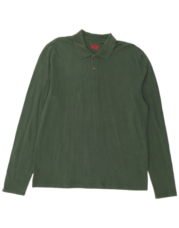 LEVI'S Polo à Manches Longues Homme Grand Vert Coton