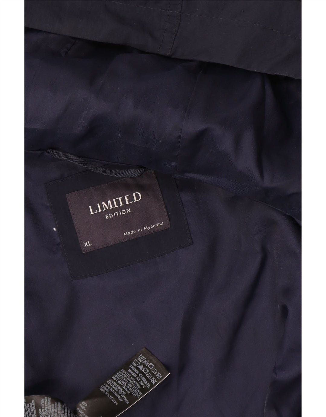 Marks & Spencer Veste de pluie pour homme UK 42 XL Bleu marine Polyester