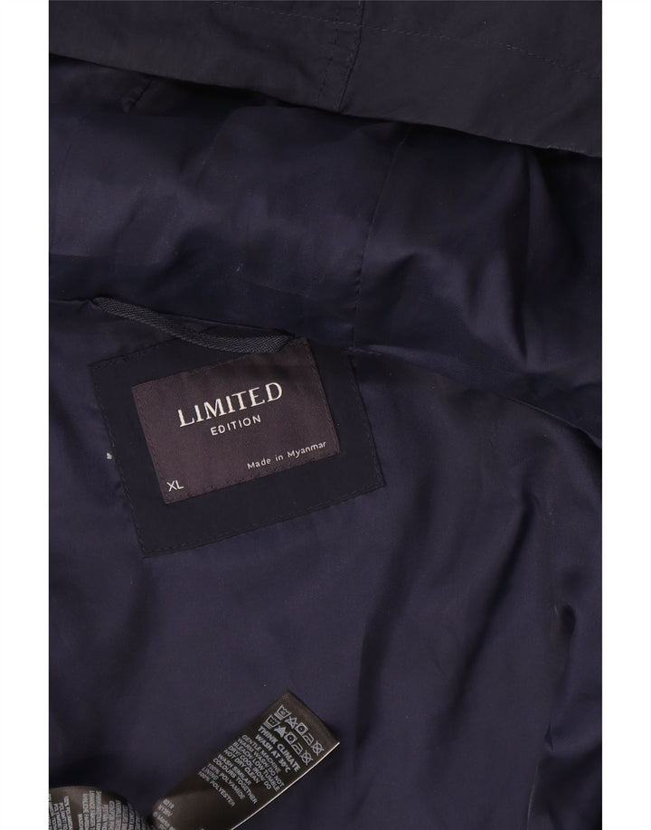Marks & Spencer Veste de pluie pour homme UK 42 XL Bleu marine Polyester
