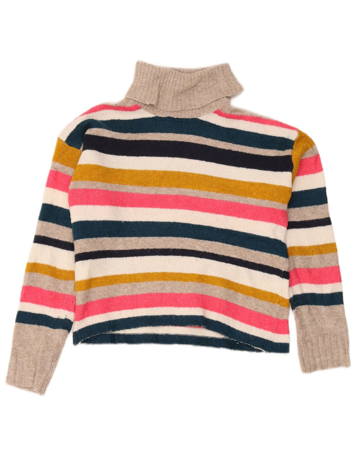 Marks & Spencer Pull col roulé pour femme UK 10 Small Multicolore