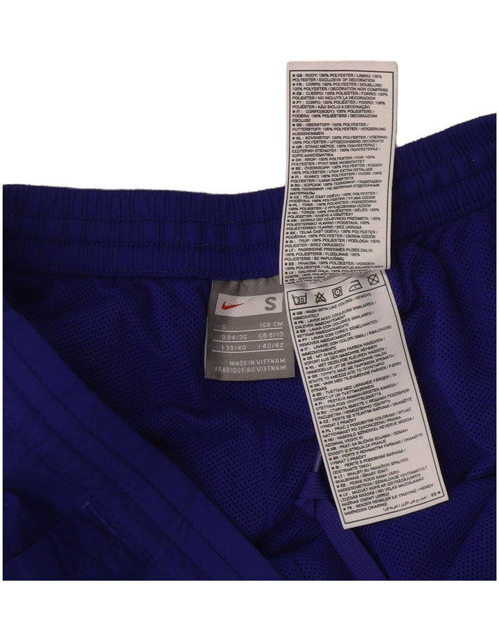 Nike Pantalon de survêtement pour femme UK 8/10 Petit Bleu Polyester