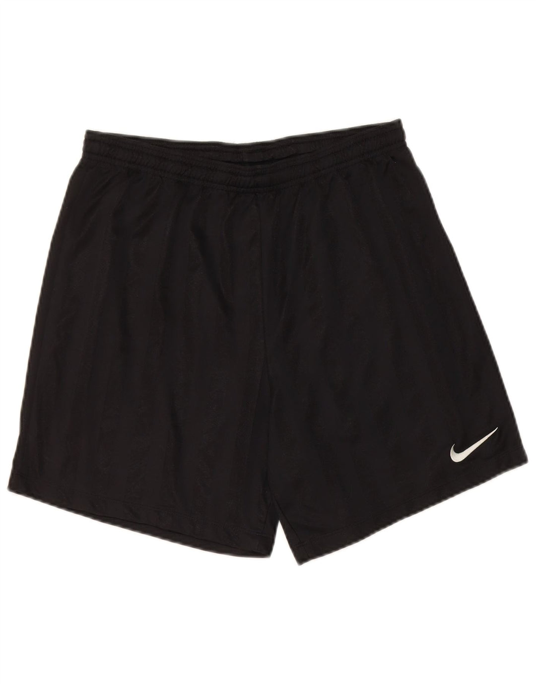 Nike Short de sport pour homme en polyester à fines rayures noires moyennes