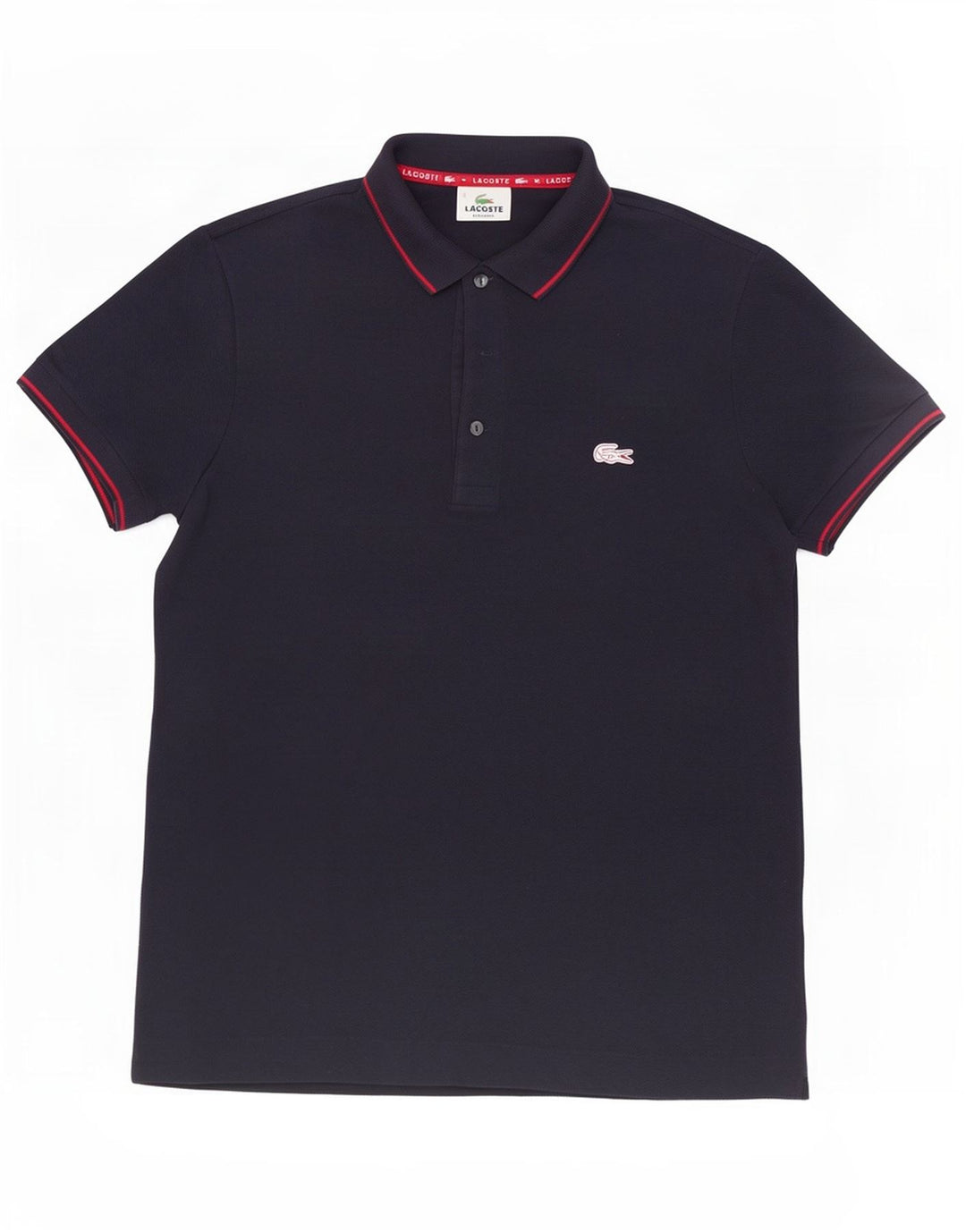 Lacoste Homme Regular Fit Polo Taille 3 Petit Bleu Marine Coton