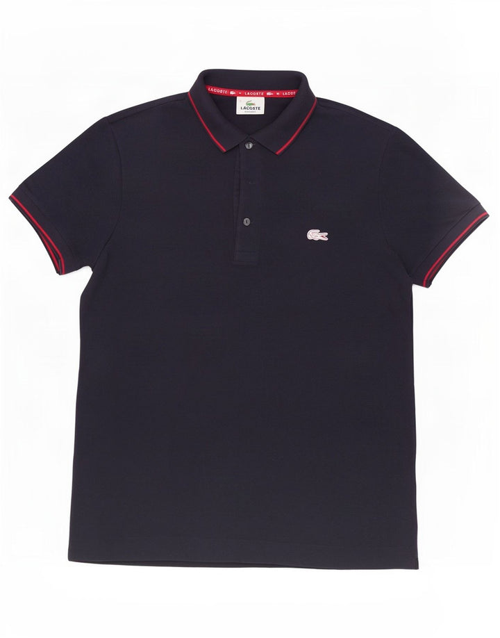 Lacoste Homme Regular Fit Polo Taille 3 Petit Bleu Marine Coton