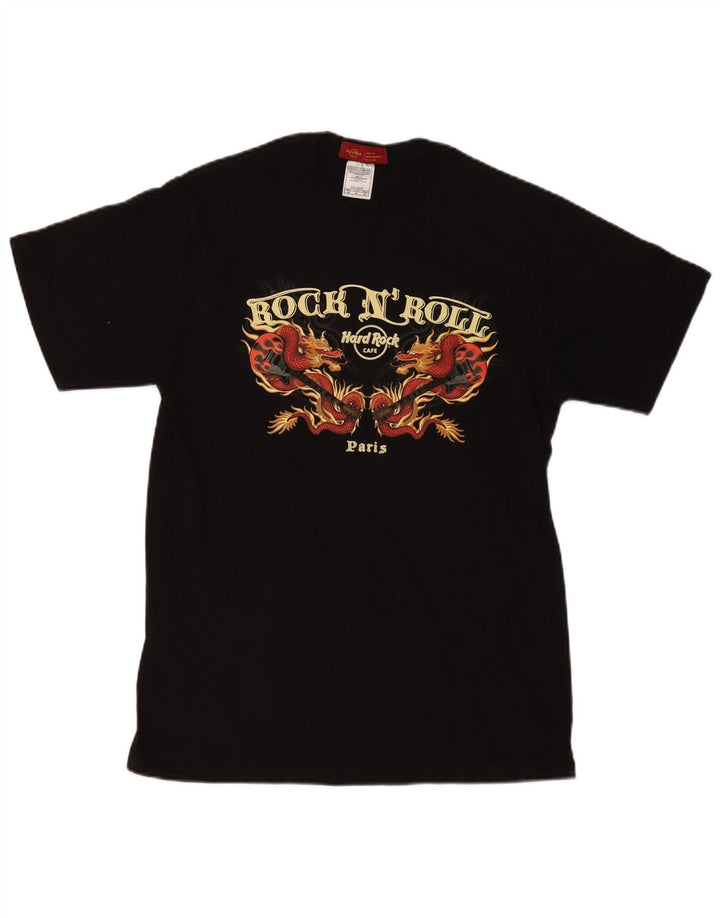 HARD ROCK CAFE T-Shirt Graphique Paris Homme Noir Moyen Coton