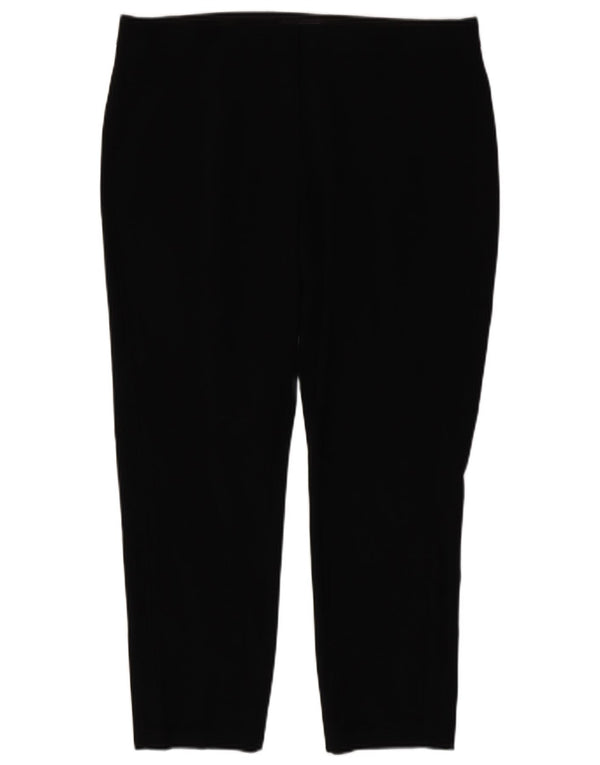 Marks & Spencer Pantalon décontracté slim pour femme UK 16 Large W36 L26 Noir