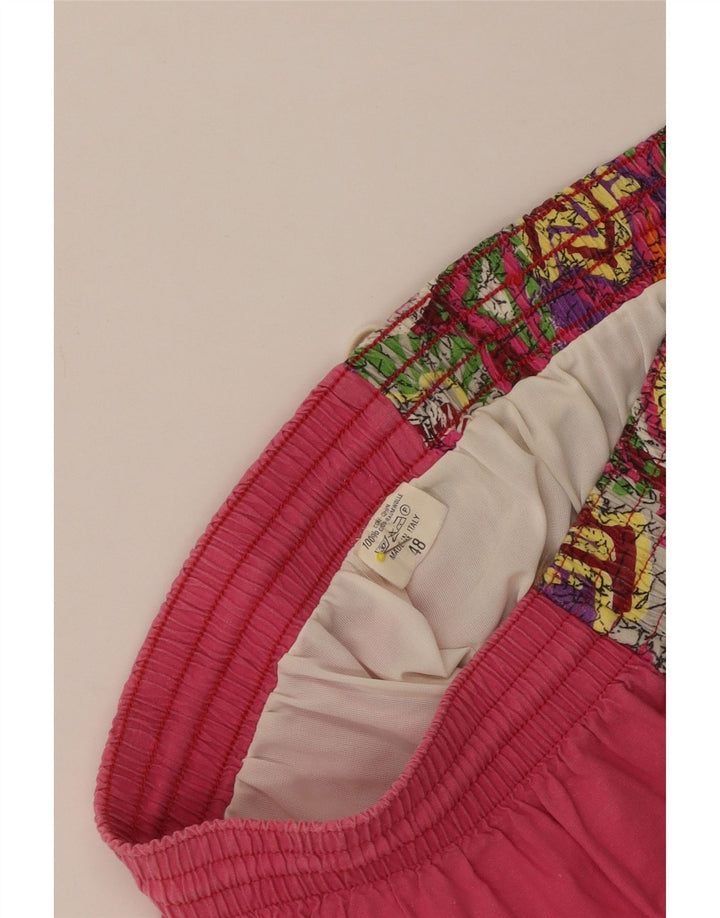 Short de bain homme vintage IT 48 petit coton rose