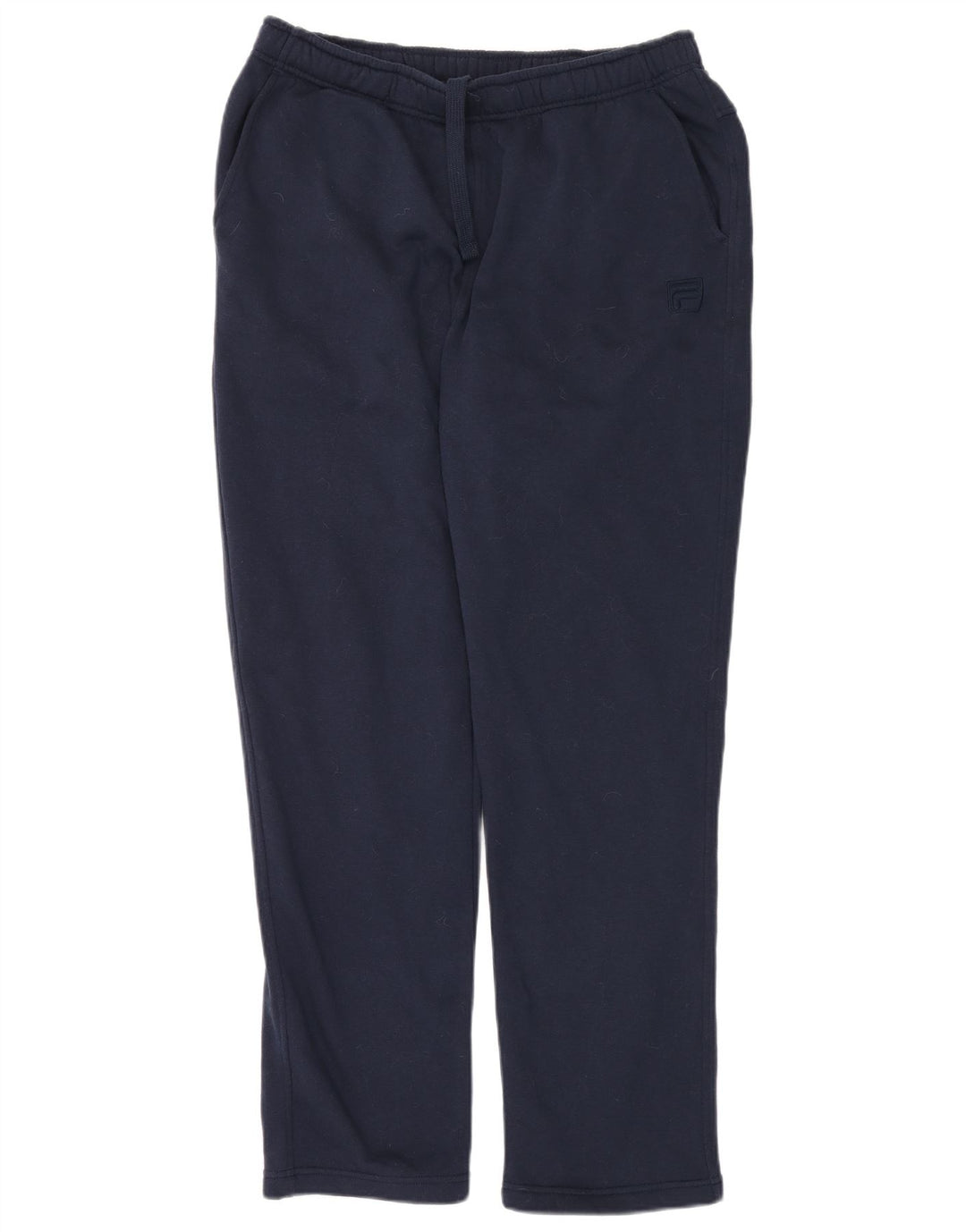 FILA Mens Tracksuit Trousers Medium  Navy Blue Cotton