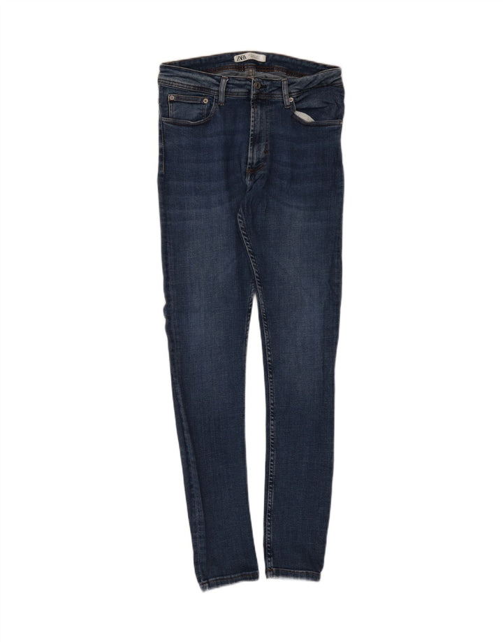 Zara Jean skinny pour homme EU 40 Medium W31 L30 Bleu