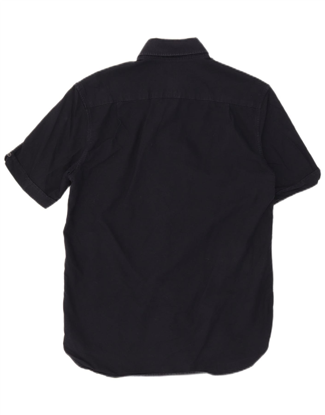 FRED PERRY Chemise à Manches Courtes Homme Small Bleu Marine Coton