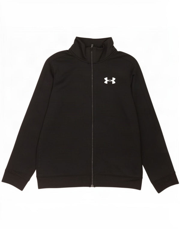 Under Armour Veste de survêtement pour garçon 11-12 ans Large Noir Polyester