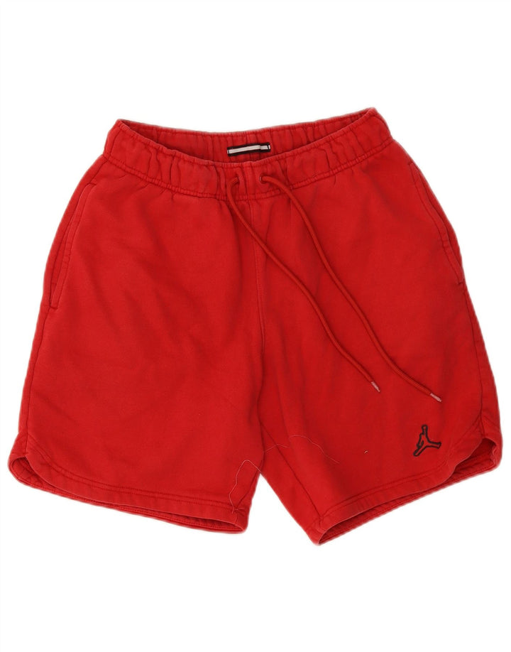 Short de sport Nike pour homme, petit, rouge, en coton