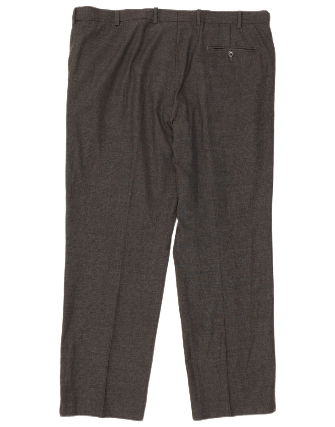 Marks & Spencer Pantalon décontracté droit pour homme W40 L31 Gris laine