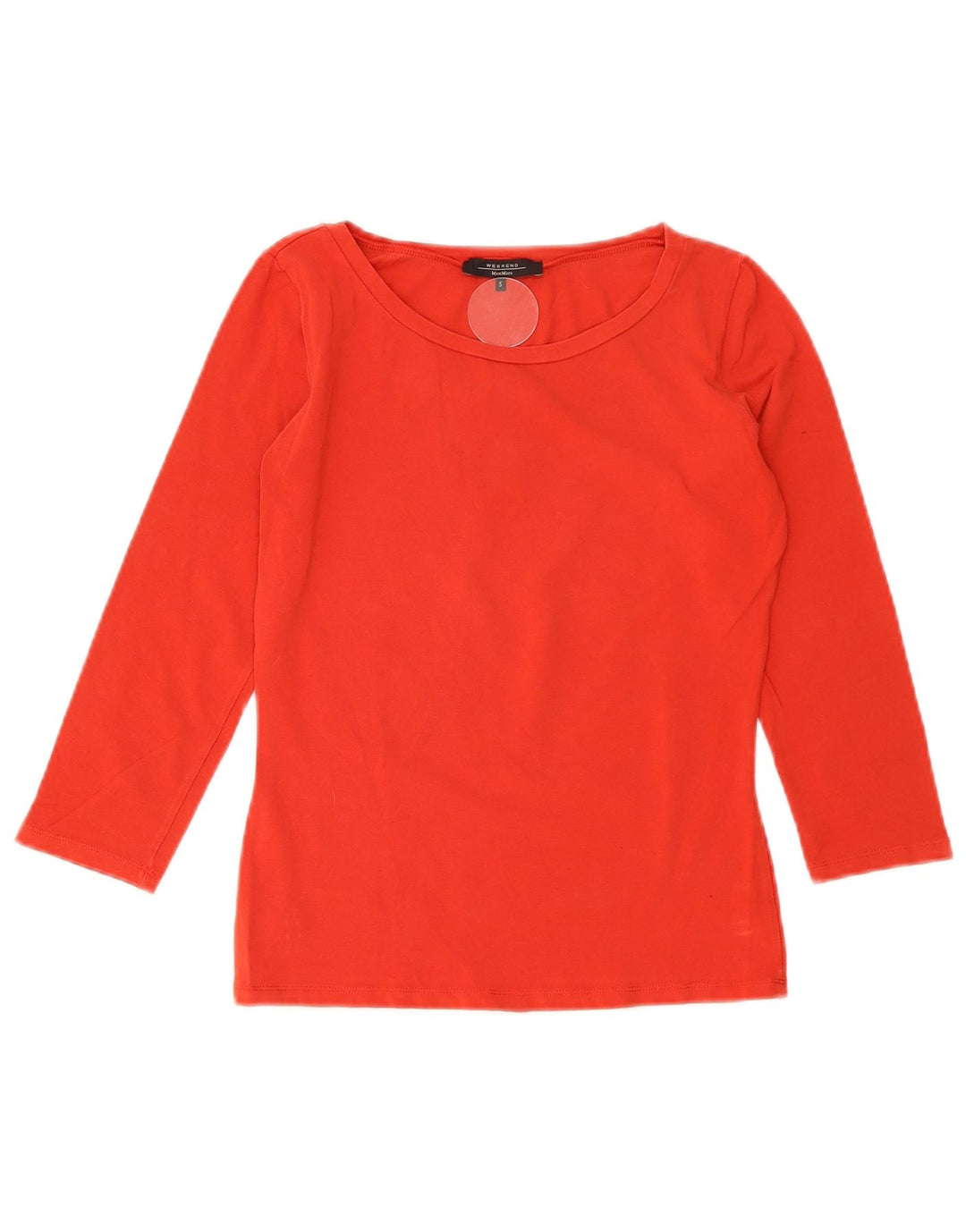 Max Mara Haut de week-end pour femme à manches 3/4 UK 10 Small Rouge