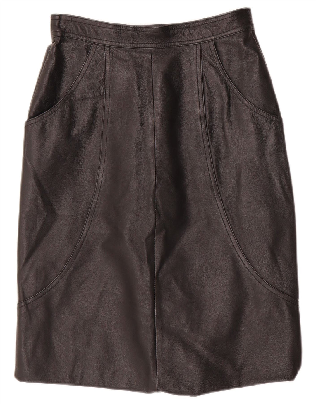 CANDA Jupe en cuir pour femme IT 36 XS W24 Cuir noir