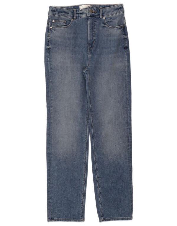 Marks & Spencer Jean droit Sienna pour femme UK 10 Small W27 L27 Bleu