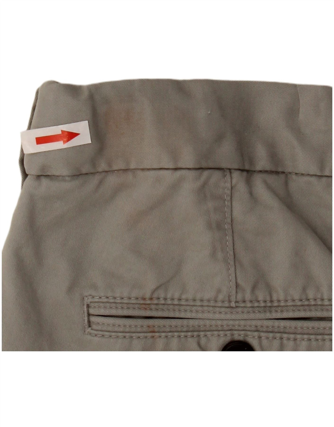 Marks & Spencer Short Chino Homme W34 Grand Gris Coton