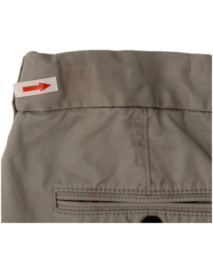 Marks & Spencer Short Chino Homme W34 Grand Gris Coton
