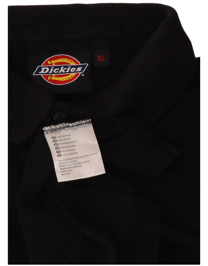 DICKIES Polo Graphique Homme XL Noir Coton