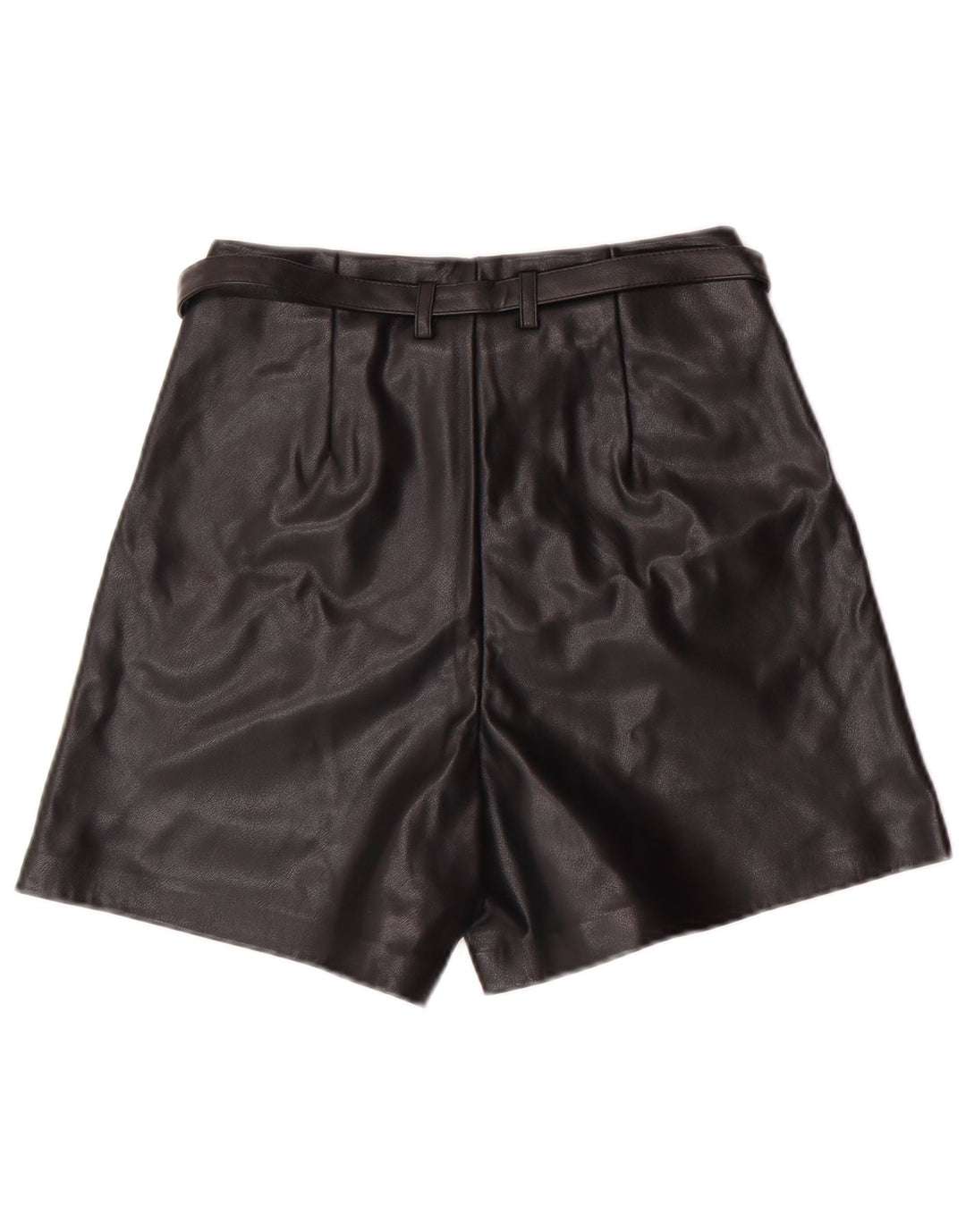 Only Short en simili cuir pour femme XS W25 Noir Polyester