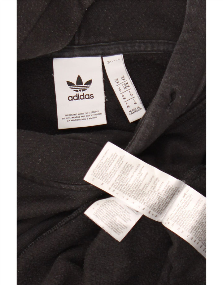 Adidas Pull à capuche pour homme en coton noir moyen