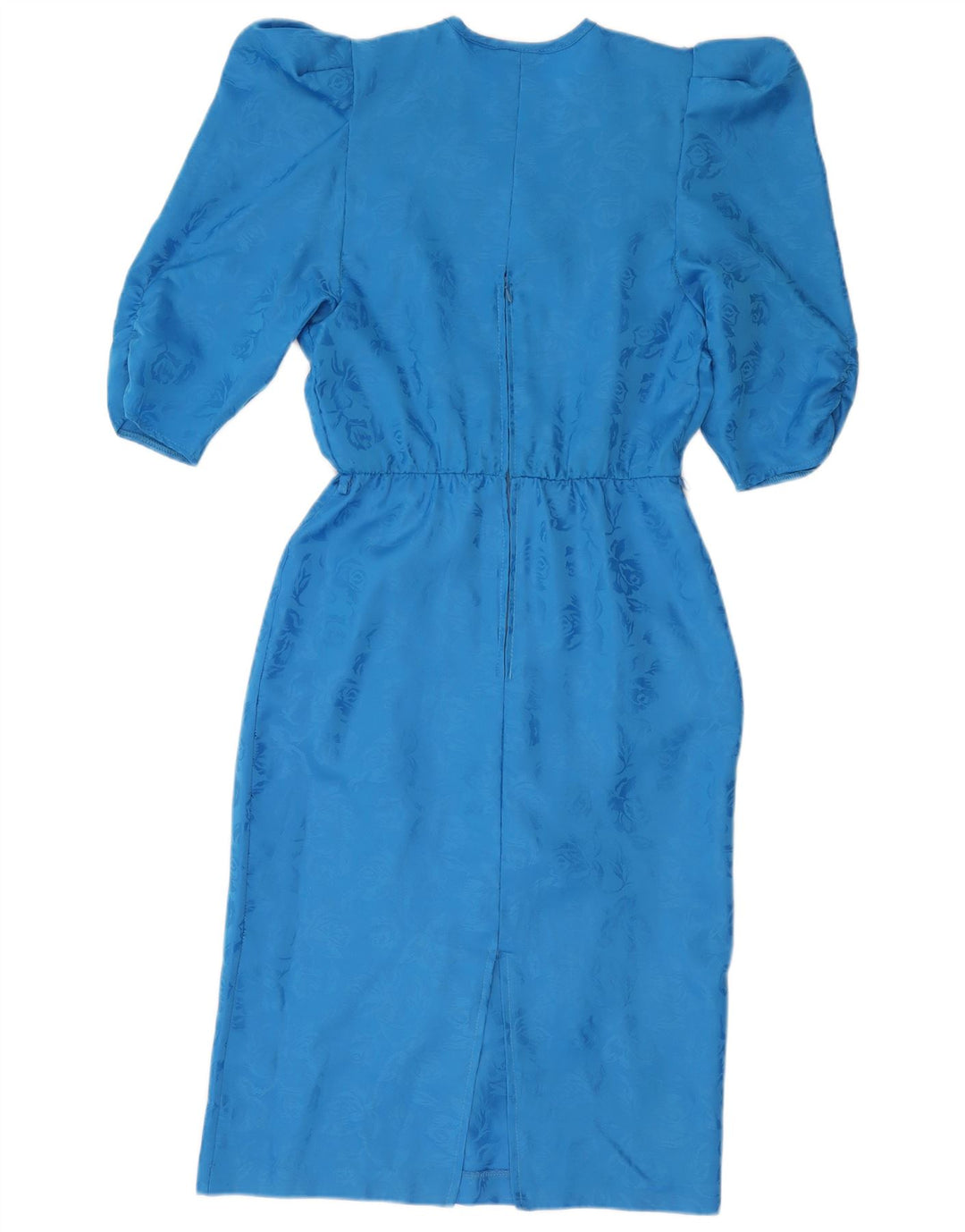 YESSICA Robe Portefeuille Femme EU 38 Bleu Moyen Floral Polyester