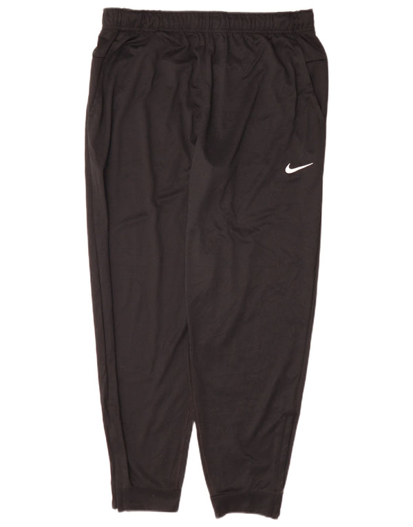 Nike Pantalon de survêtement pour homme Pantalon de jogging Large Noir Polyester