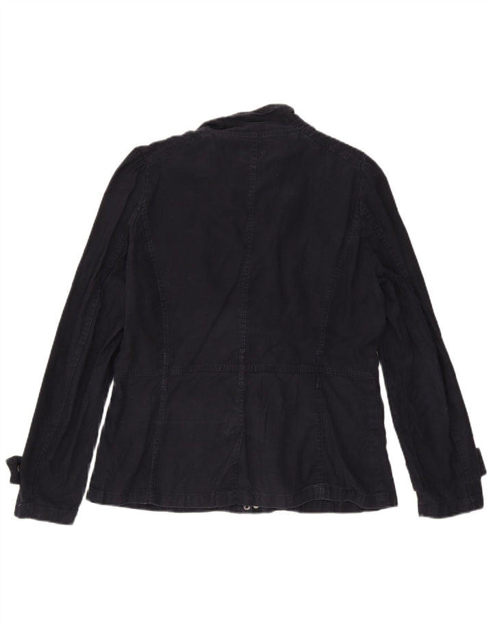 Converse Veste utilitaire pour femme UK 16 Large Bleu marine Coton