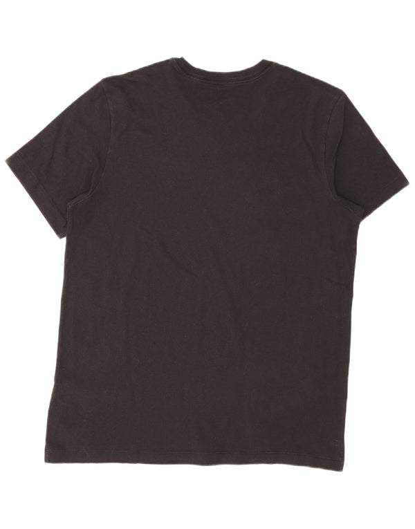 Nike T-shirt graphique pour homme en coton noir Taille L