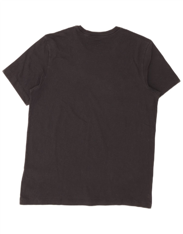 Nike T-shirt graphique pour homme en coton noir Taille L