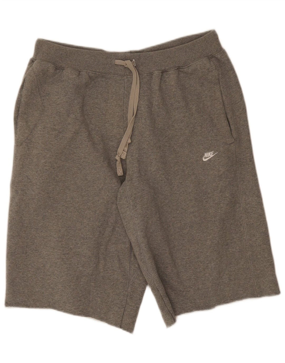 Nike Short de sport pour homme en coton gris Taille L
