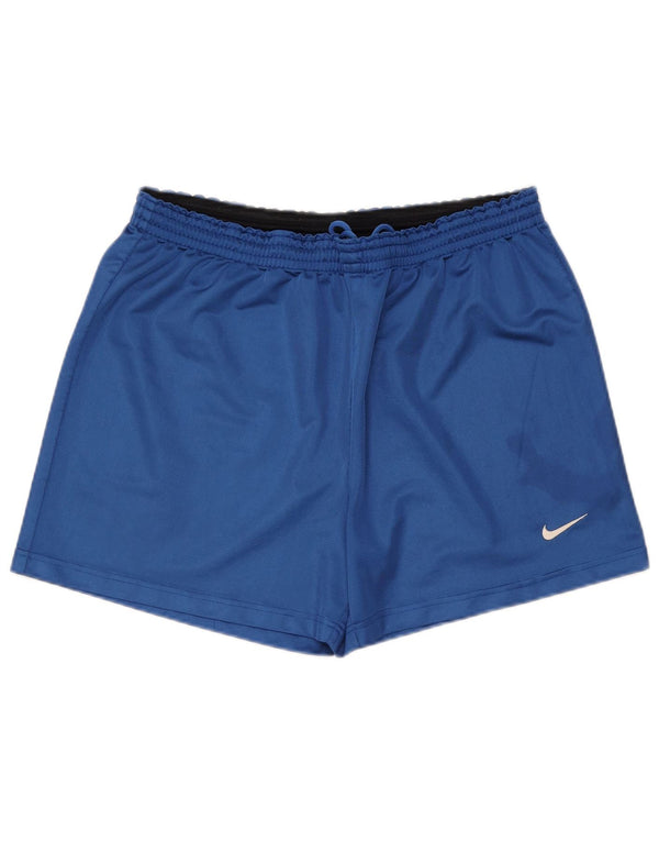 Nike Short de sport pour homme UK 42/44 Large Bleu Polyester