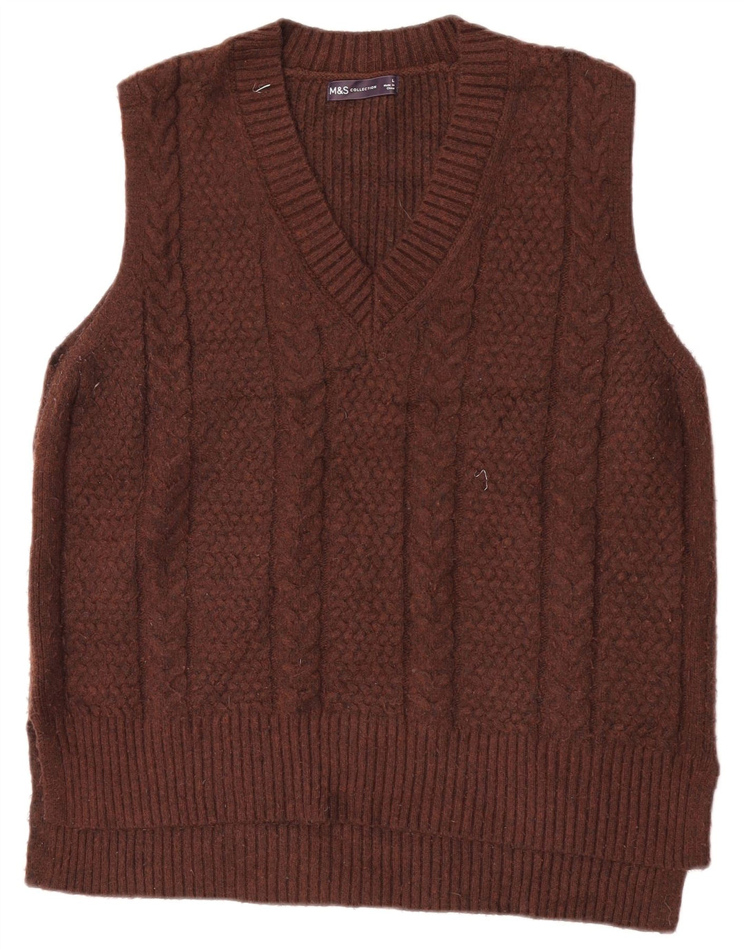 Marks & Spencer Débardeur pour femme UK 16 Large Marron Polyester