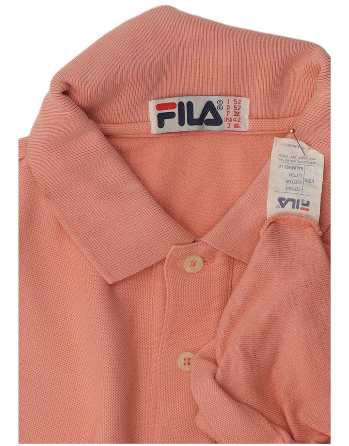 Fila Polo Homme IT 52 Large Rose Coton