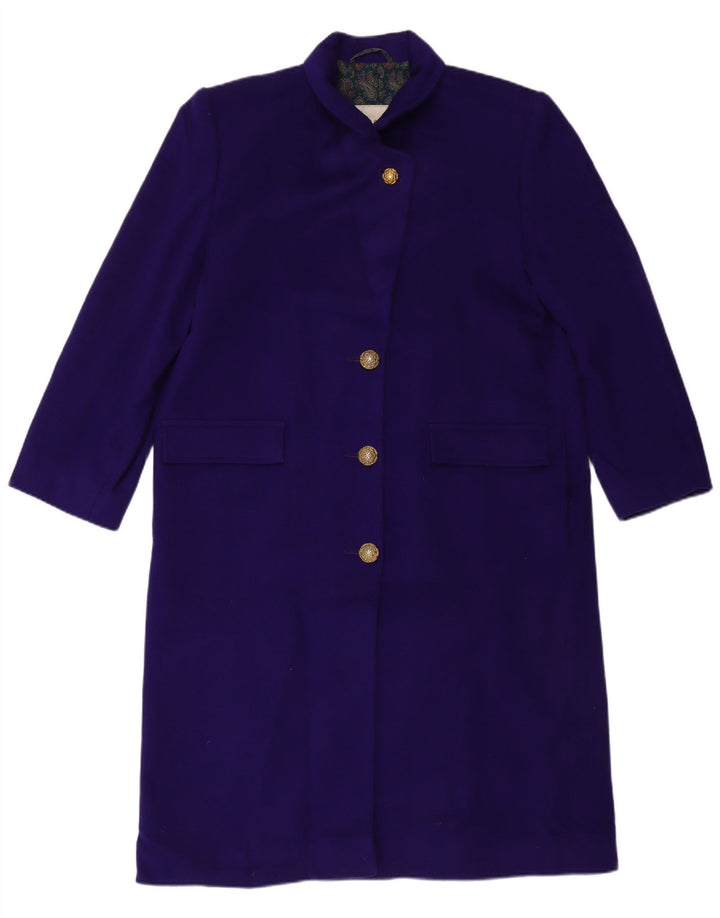 LONDON FOG Pardessus Femme US 16 2XL Laine Vierge Bleue