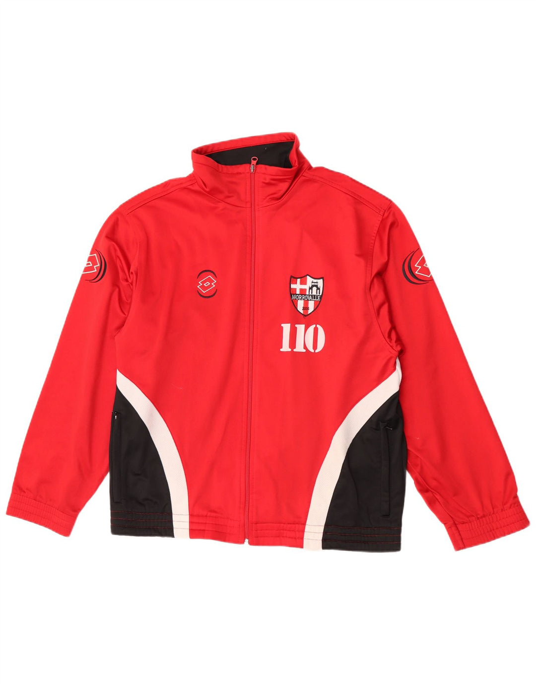 Lotto Veste de survêtement graphique pour homme UK 38/40 Rouge moyen Colourblock