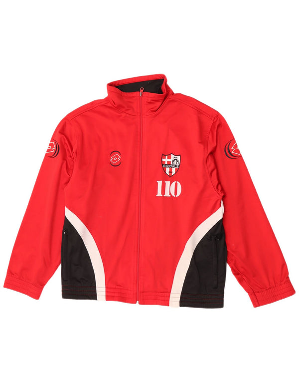 Lotto Veste de survêtement graphique pour homme UK 38/40 Rouge moyen Colourblock