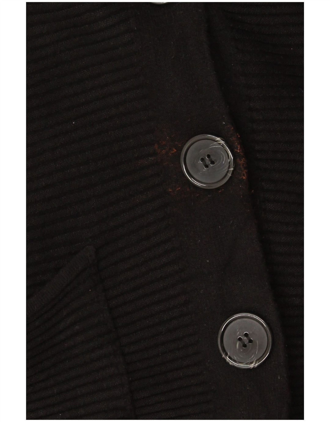 Zara Womens Crop Oversize Cardigan Pull UK 10 Petit Noir Classique