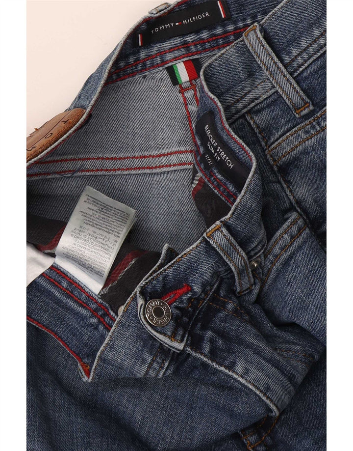 Tommy Hilfiger Jean Slim Bleecker Homme W32 L32 Bleu Coton