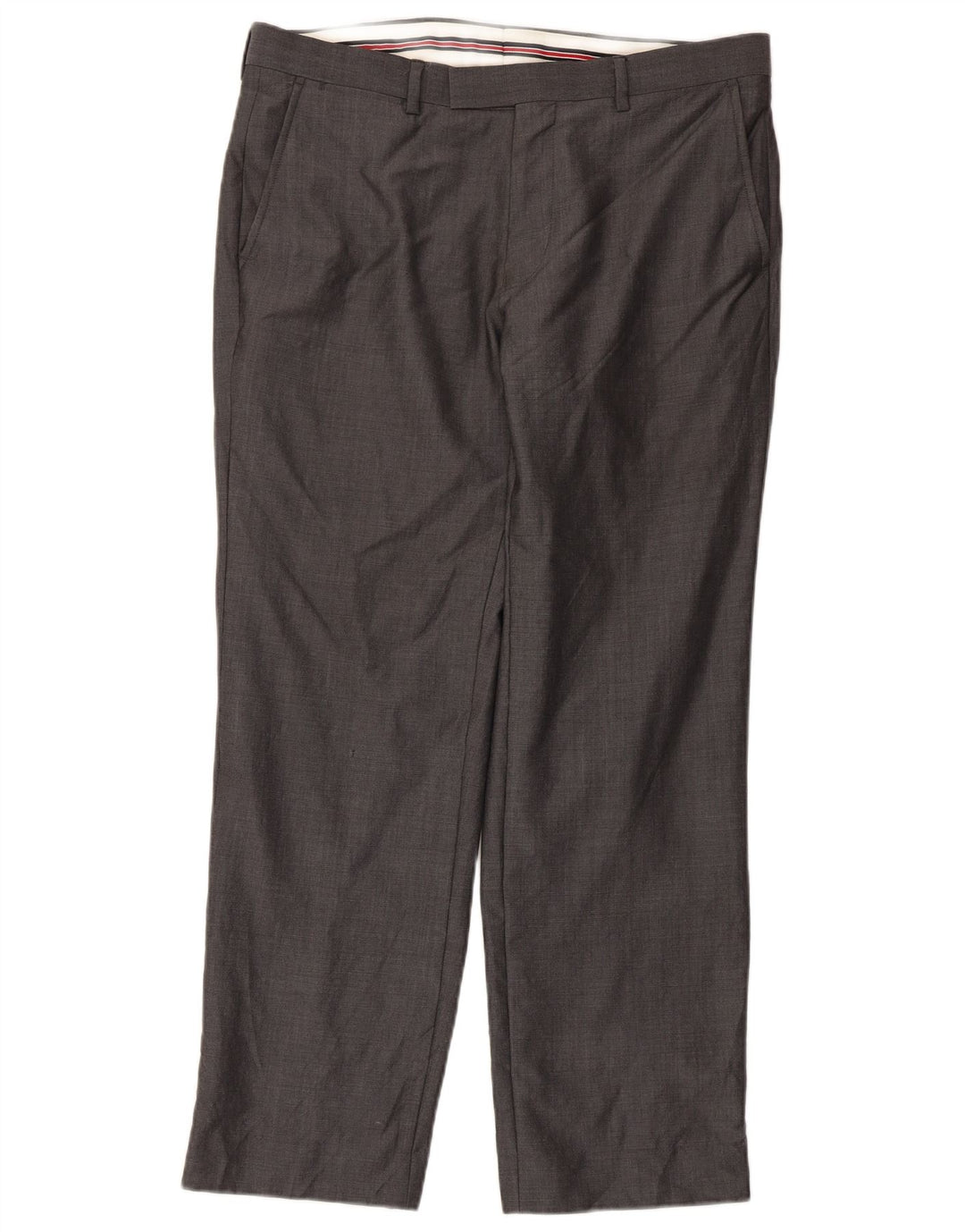 Marks & Spencer Pantalon de Costume Droit Autograph Homme W34 L29 Gris Laine