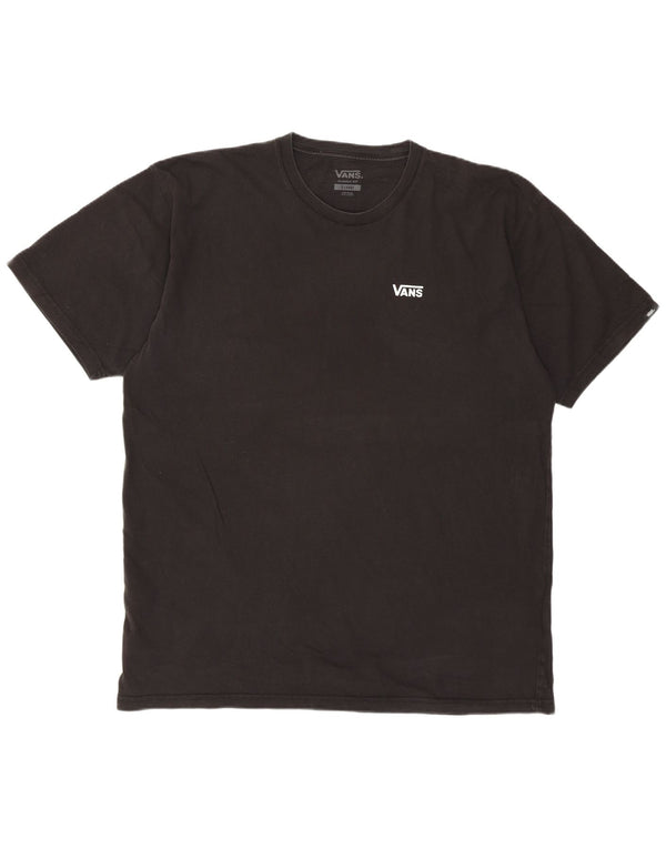 Vans T-shirt coupe classique pour homme XL en coton noir