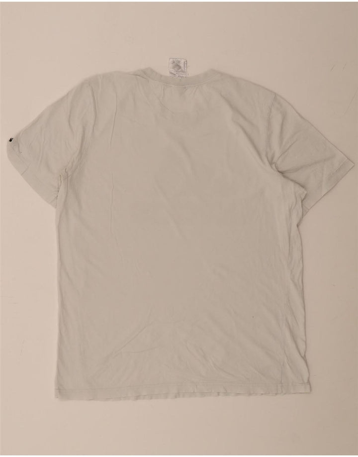 ADIDAS T-shirt graphique pour hommes, grand coton blanc
