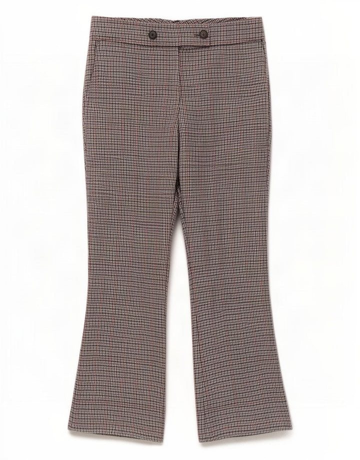 Hugo Boss Pantalon de costume pour femme UK 12 Medium W32 L27 Gris pied-de-poule