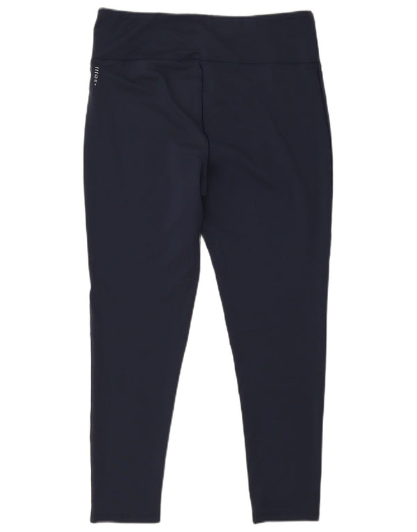 Esprit Legging court graphique pour femme UK 14 Large Bleu Marine Polyester