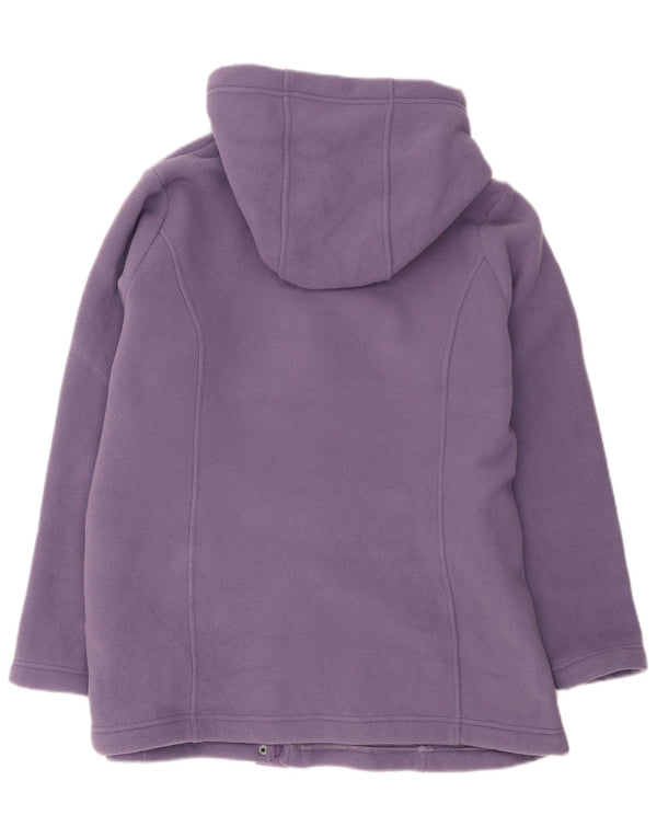 Marks & Spencer Veste de sport à capuche pour femme UK 18 XL Violet Coton