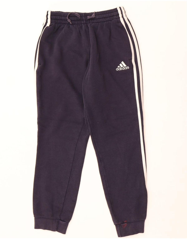 Adidas Pantalon de survêtement pour homme en coton bleu marine Taille S