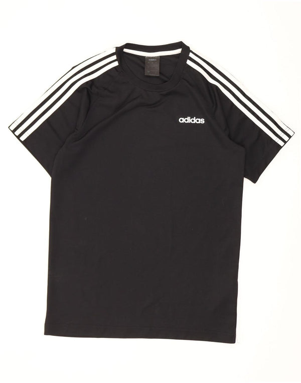 Adidas Hommes Climalite T-Shirt Haut Petit Noir Polyester