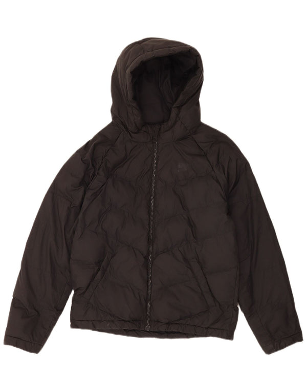 Nike Veste matelassée à capuche pour fille 12-13 ans Large Noir Polyester