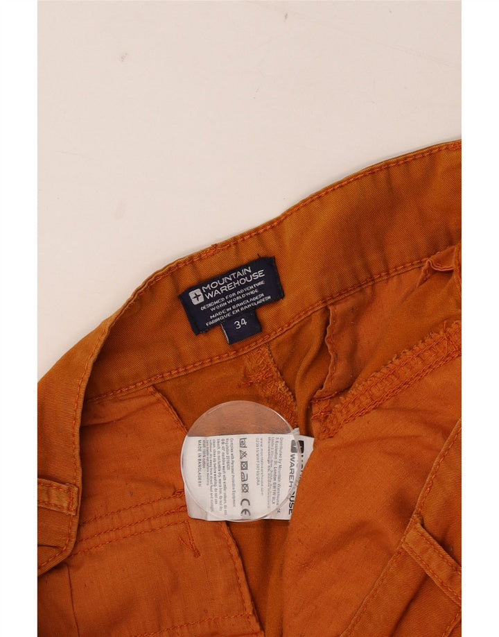 Mountain Warehouse Short cargo pour homme W34 en coton orange Taille L