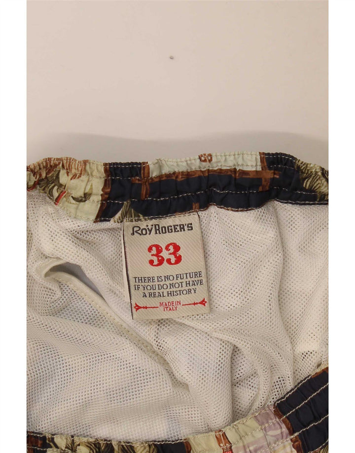 Roy Rogers Short de Bain Hawaïen Homme Moyen Multicolore Patchwork